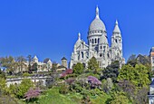France, Paris, the basilica of the Sacred Heart in Montmartre