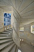 Frankreich, Loir-et-Cher, Loire-Tal, UNESCO-Welterbe, Schloss Chambord, Treppenhaus des Kapellenflügels