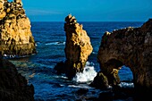 Portugal, Algarve, Lagos, Ponta de Piedade's cliffs and arches