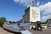 Frankreich, Calvados, Cote de Nacre, Ouistreham, Atlantikmuseum in einem deutschen Bunker