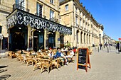 Frankreich, Gironde, Bordeaux, zum Weltkulturerbe gehörendes Gebiet, Stadtteil Saint Pierre, Kai von Douane, Grand Bar Gastan