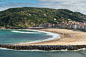 Zurriola Beach, Donostia, San Sebastian, Gipuzkoa, Basque Country, Spain, Europe