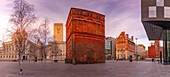 Blick auf die Mann Island Buildings, Liverpool City Centre, Liverpool, Merseyside, England, Vereinigtes Königreich, Europa