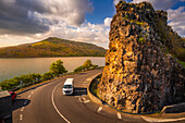 View of Baie du Cap from Maconde Viewpoint, Savanne District, Mauritius, Indian Ocean, Africa