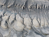Abstrakte Luftaufnahme von Felsformationen in der Nähe von Kanab, Utah, Vereinigte Staaten von Amerika, Nordamerika