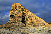 Cliffs at Nash Point, Glamorgan Heritage Coast, Südwales, Vereinigtes Königreich, Europa