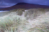 Luskentyre beach, Harris, Äußere Hebriden, Schottland, Vereinigtes Königreich, Europa