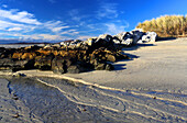 Luskentyre beach, Harris, Äußere Hebriden, Schottland, Vereinigtes Königreich, Europa