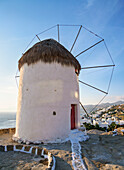 Boni's Windmühle, Chora, Mykonos-Stadt, Mykonos-Insel, Kykladen, Griechische Inseln, Griechenland, Europa