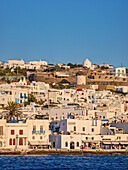 Chora waterfront, Mykonos Town, Mykonos Island, Cyclades, Greek Islands, Greece, Europe