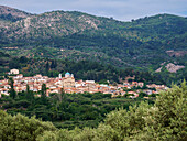 View towards Mili, Samos Island, North Aegean, Greek Islands, Greece, Europe