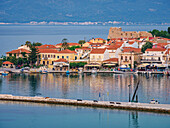 Hafen von Pythagoreio, Blick von oben, Insel Samos, Nord-Ägäis, Griechische Inseln, Griechenland, Europa