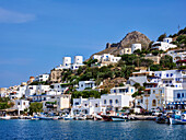 Pandeli Waterfront, Leros Island, Dodecanese, Greek Islands, Greece, Europe