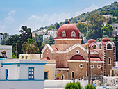 Kirche von Agia Marina, Insel Leros, Dodekanes, Griechische Inseln, Griechenland, Europa