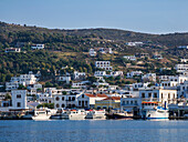 Hafen in Skala, Insel Patmos, Dodekanes, Griechische Inseln, Griechenland, Europa