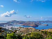 Landschaft der Insel Patmos, Dodekanes, Griechische Inseln, Griechenland, Europa