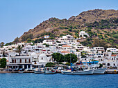 Hafen in Skala, Insel Patmos, Dodekanes, Griechische Inseln, Griechenland, Europa