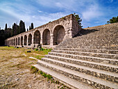 Ruins of ancient Asclepieion, Kos Island, Dodecanese, Greek Islands, Greece, Europe