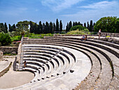 Roman Odeon, Western Archaeological Zone, Kos Town, Kos Island, Dodecanese, Greek Islands, Greece, Europe