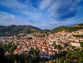 Ano Vathy, elevated view, Samos Town, Samos Island, North Aegean, Greek Islands, Greece, Europe