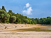 Antikes Stadion an der Akropolis, Rhodos-Stadt, Rhodos-Insel, Dodekanes, Griechische Inseln, Griechenland, Europa