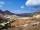 View towards Stefanos Volcano Crater, Nisyros Island, Dodecanese, Greek Islands, Greece, Europe