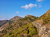 Blick auf das Dorf Nikia, Insel Nisyros, Dodekanes, Griechische Inseln, Griechenland, Europa