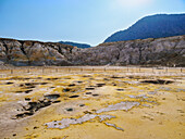 Stefanos Vulkankrater, Insel Nisyros, Dodekanes, Griechische Inseln, Griechenland, Europa