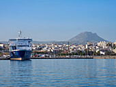 Hafen von Heraklion, Stadt Heraklion, Kreta, Griechische Inseln, Griechenland, Europa