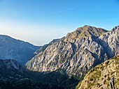 Samaria Gorge, elevated view, Chania Region, Crete, Greek Islands, Greece, Europe
