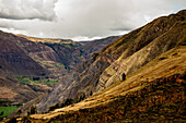 Berge bei den Pisaq-Ruinen, Heiliges Tal, Peru, Südamerika