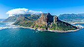 Luftaufnahme von Hout Bay, Kapstadt, Kap-Halbinsel, Südafrika, Afrika