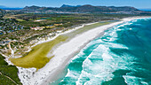 Aerial of Noordhoekstrand (Noordhoek Beach), Cape Town, Cape Peninsula, South Africa, Africa