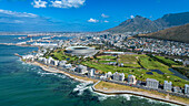 Luftaufnahme von Kapstadt, Südafrika, Afrika