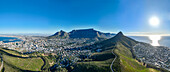 Panorama of The Twelve Apostles and Camps Bay, Cape Town, South Africa, Africa
