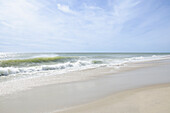 USA, MA, Nantucket, Empty Siasconset Beach