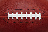 Close-up of American football ball