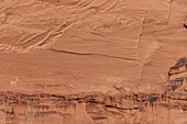 USA, Arizona, Rock face with petroglyphs in Canyon de Chelly National Monument