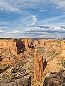 USA, Arizona, Spider Rock, Spider rock in Canyon de Chelly National Monument