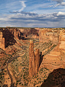 USA, Arizona, Spider Rock, Spider rock in Canyon de Chelly National Monument