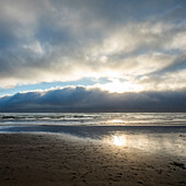 USA, Oregon, Cannon Beach at sunset 