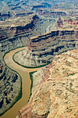 Zusammenfluss des Colorado River - Luftaufnahme