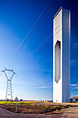 High Tension Lines by Solar Tower in Spain