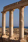 Römische Ausgrabungsstätte Sabratha. Sabratha, Tripolitanien, Libyen