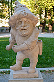 Salzburg, Austria. Oldest dwarf garden. Built around 1695. These strange dwarfs are considered marble masterpieces