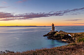 France, Brittany. Finisterre, Plouzane. Petit Minou Lighthouse.