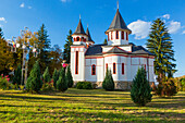 Romania, Alba County, Rimetea, Trascau Mountains. Orthodox church.