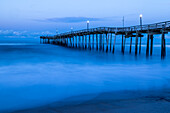 USA, North Carolina, Avon. Atlantic Ocean at Avon Fishing Pier