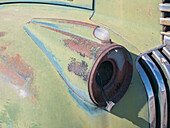 Close-up detail of old trucks in the Palouse.