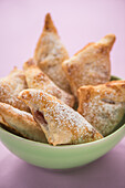 Puff pastries with jam filling